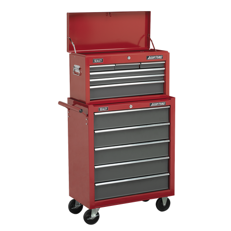 Sealey AP2201BB American PRO® Topchest 6 Drawer - Red/Grey - additional view 2