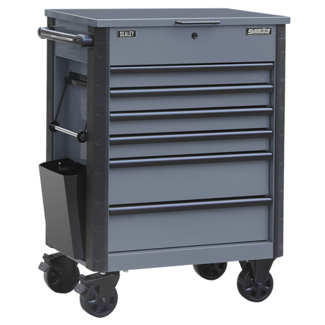 Sealey AP266G Superline Pro® Tool Trolley 6 Drawer - Grey