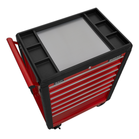 Sealey AP3407 Superline PRO® Rollcab 7 Drawer - Red - additional view 2
