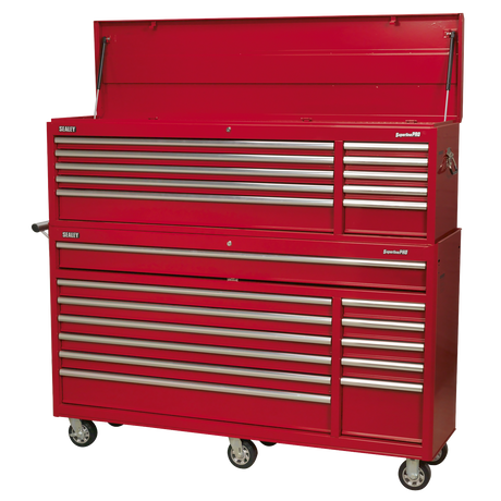 Sealey AP6612 Superline PRO® Rollcab 12 Drawer - Red - additional view 2
