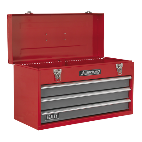 Sealey AP9243BB American PRO® Tool Chest 3 Drawer - Red/Grey