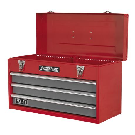 Sealey AP9243BB American PRO® Tool Chest 3 Drawer - Red/Grey - additional view 2