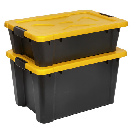 Sealey APB27 Composite Stackable Storage Box with Lid 27L - additional view 2