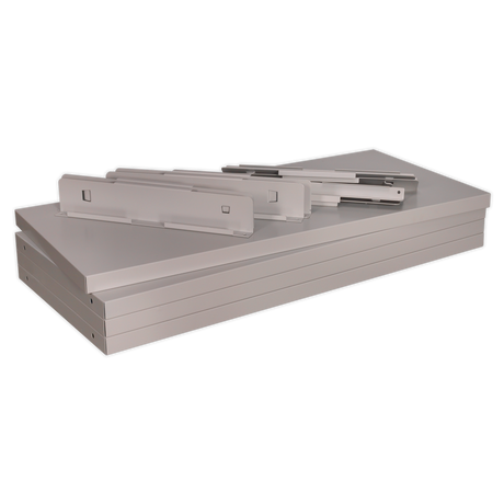 Sealey APICS4 Premier Industrial™ Shelf for Industrial Cabinets - Pack of 4