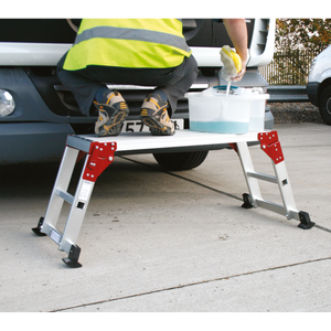 Sealey APS2 Aluminium 2-Tread Folding Platform - EN 131-4 - additional view 10