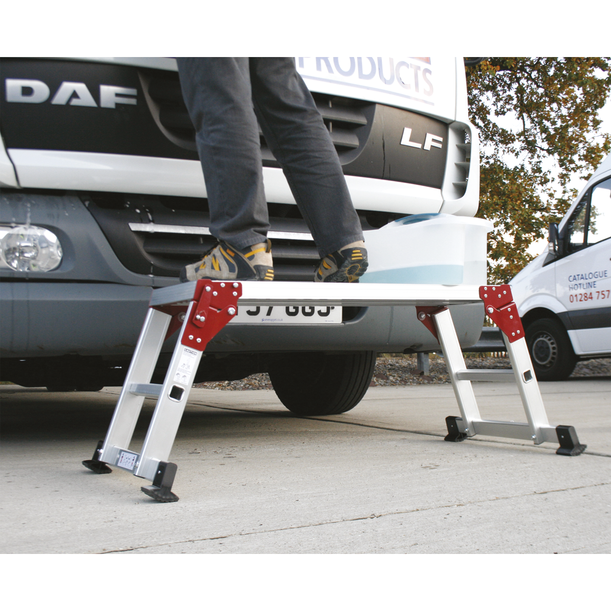 Sealey APS2 Aluminium 2-Tread Folding Platform - EN 131-4 - additional view 11