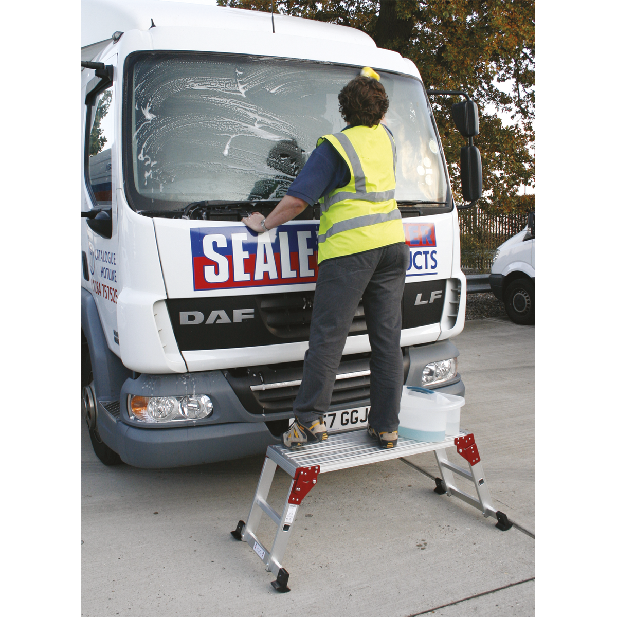 Sealey APS2 Aluminium 2-Tread Folding Platform - EN 131-4 - additional view 9