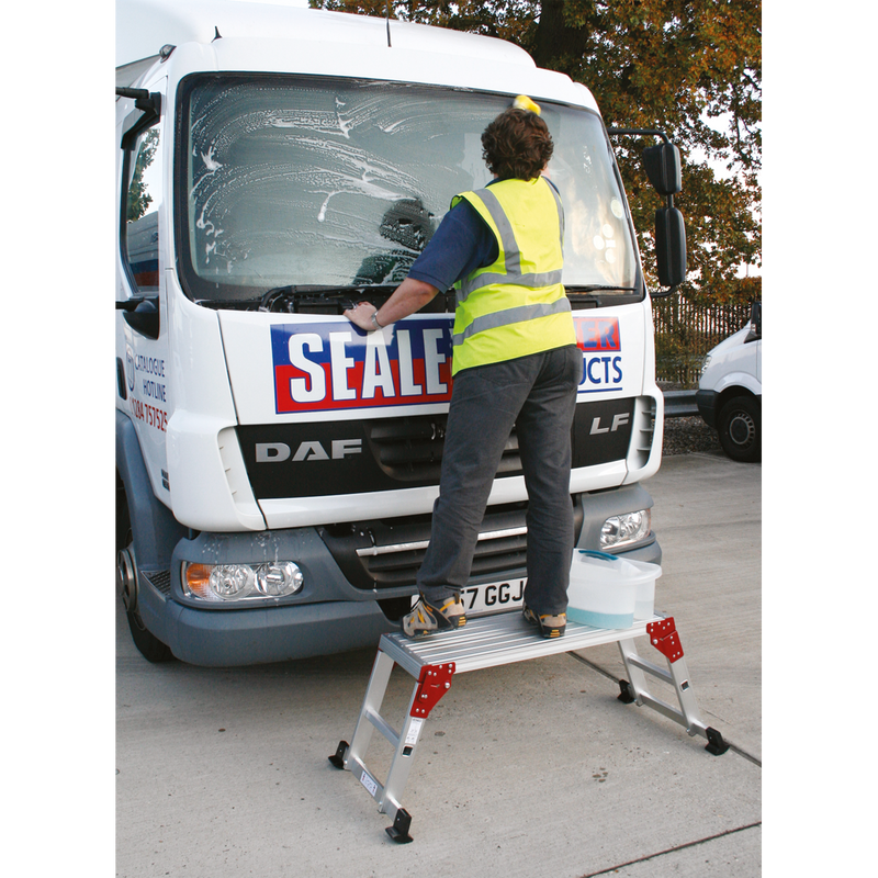 Sealey APS2 Aluminium 2-Tread Folding Platform - EN 131-4 - additional view 9