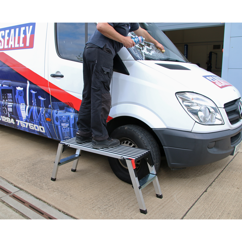 Sealey APS2 Aluminium 2-Tread Folding Platform - EN 131-4 - additional view 7