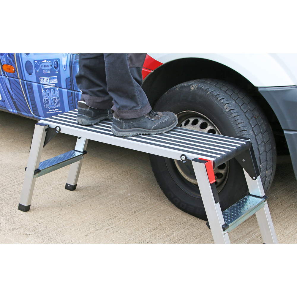 Sealey APS2 Aluminium 2-Tread Folding Platform - EN 131-4 - additional view 6
