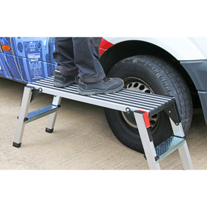 Sealey APS2 Aluminium 2-Tread Folding Platform - EN 131-4 - additional view 6