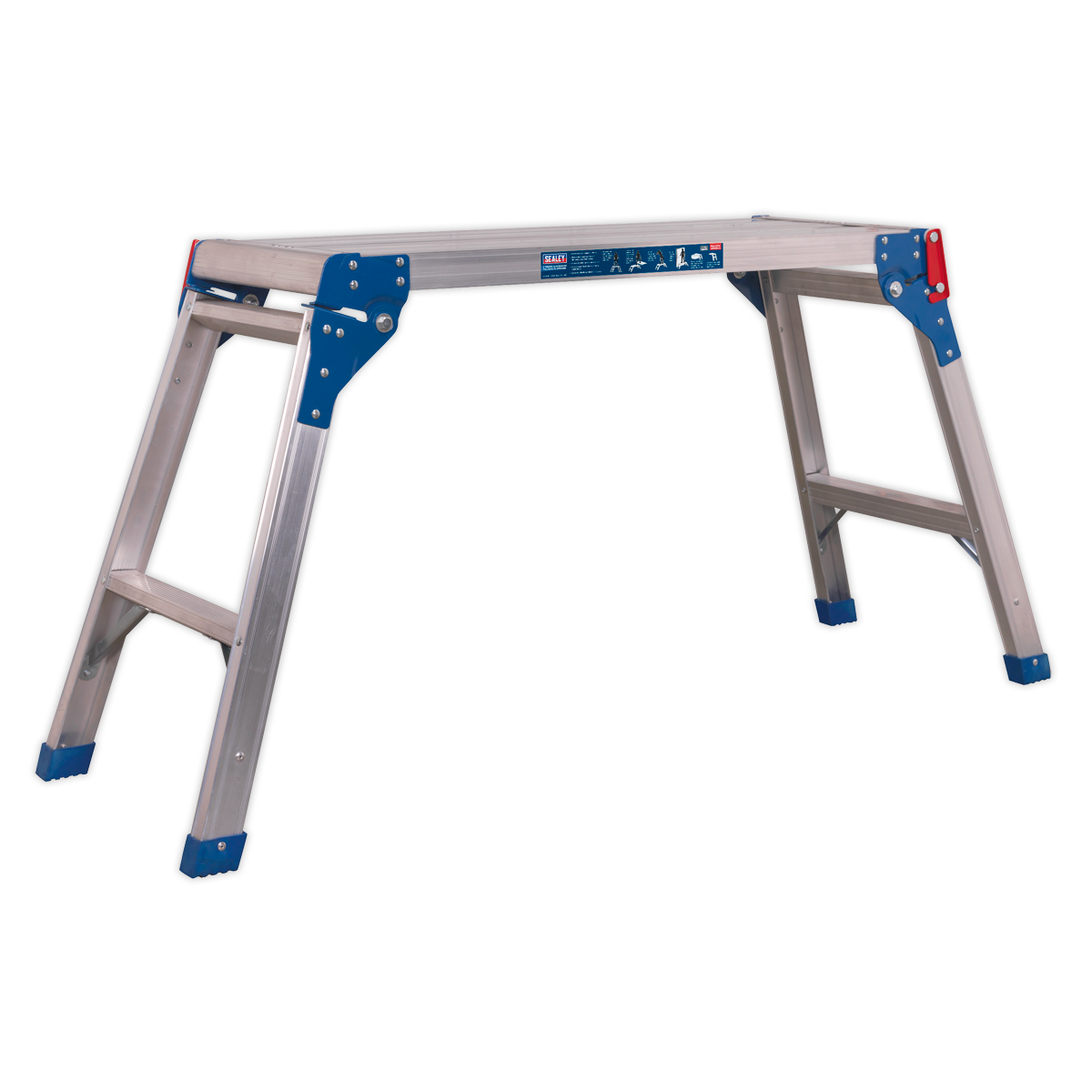 Sealey APS2E Aluminium 2-Tread Folding Platform - EN 131-4