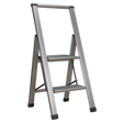 Sealey APSL2 Professional Folding Step Ladder 2-Step Aluminium 150kg Capacity