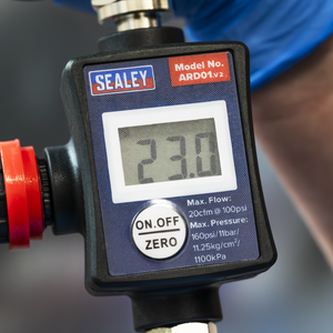 Sealey ARD01 On-Gun Digital Pressure Regulator/Gauge - additional view 6