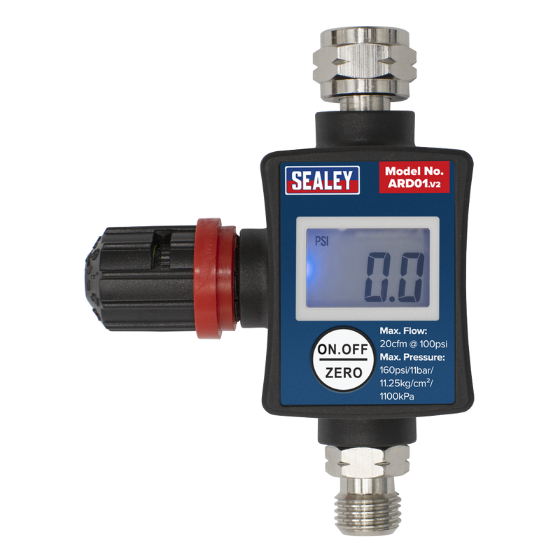 Sealey ARD01 On-Gun Digital Pressure Regulator/Gauge - additional view 3