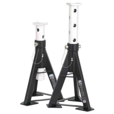 Sealey AS12 Premier Axle Stands (Pair) 12 Tonne Capacity per Stand High Level