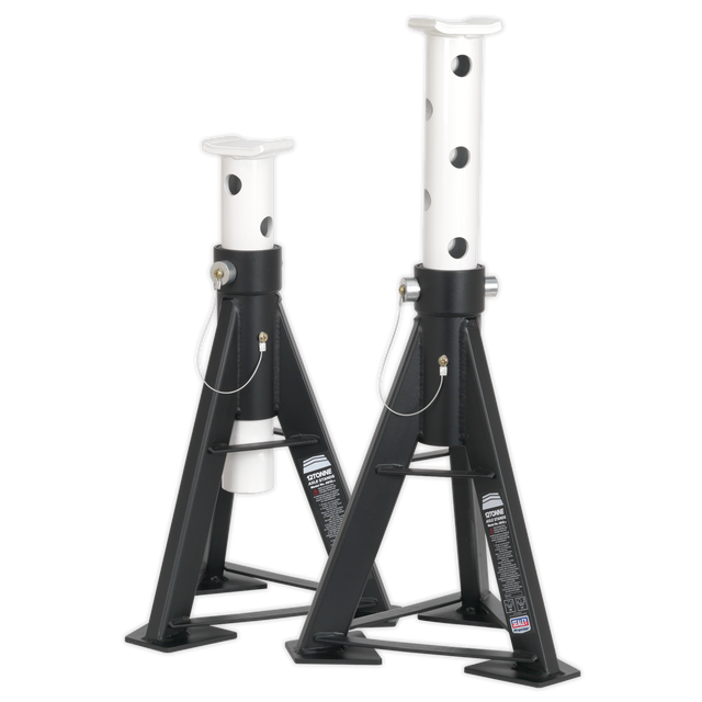 Sealey AS12 Premier Axle Stands (Pair) 12 Tonne Capacity per Stand High Level