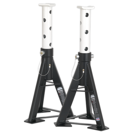 Sealey AS12 Premier Axle Stands (Pair) 12 Tonne Capacity per Stand High Level - additional view 2