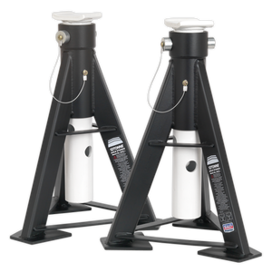 Sealey AS12 Premier Axle Stands (Pair) 12 Tonne Capacity per Stand High Level - additional view 3