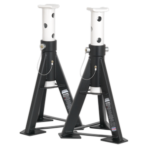 Sealey AS12 Premier Axle Stands (Pair) 12 Tonne Capacity per Stand High Level - additional view 4