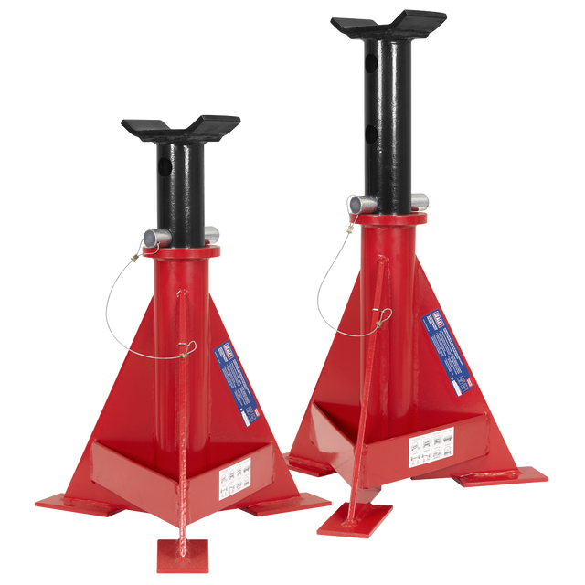 Sealey AS15000 Axle Stands (Pair) 15 Tonne Capacity per Stand