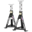 Sealey AS3 Premier Axle Stands (Pair) 3 Tonne Capacity per Stand - White