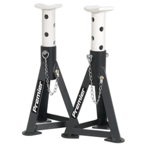 Sealey AS3 Premier Axle Stands (Pair) 3 Tonne Capacity per Stand - White - additional view 6