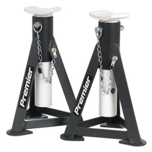 Sealey AS3 Premier Axle Stands (Pair) 3 Tonne Capacity per Stand - White - additional view 7