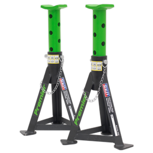 Sealey AS3G Premier Axle Stands (Pair) 3 Tonne Capacity per Stand - Green - additional view 3