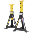Sealey AS3Y Premier Axle Stands (Pair) 3 Tonne Capacity per Stand - Yellow