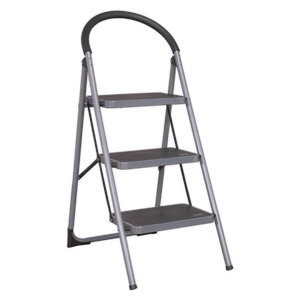 Sealey ASL23 3-Tread Step Stool 150kg Capacity - EN 14183