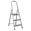 Sealey ASL3S Step Ladder 3-Tread Aluminium - EN 131