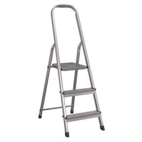Sealey ASL3S Step Ladder 3-Tread Aluminium - EN 131