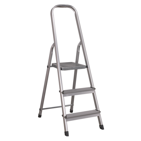 Sealey ASL3S Step Ladder 3-Tread Aluminium - EN 131