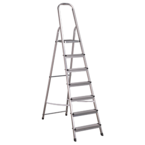 Sealey ASL7 Step Ladder 7-Tread Aluminium - EN 131
