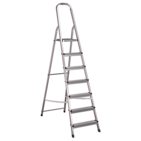 Sealey ASL7 Step Ladder 7-Tread Aluminium - EN 131