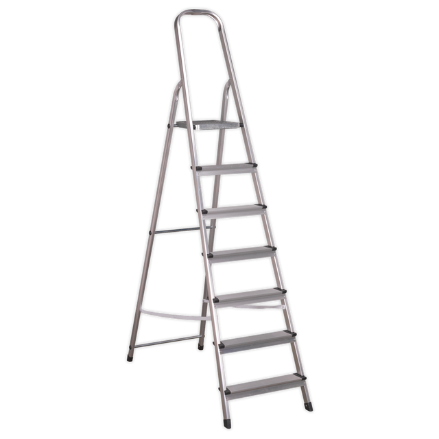 Sealey ASL7 Step Ladder 7-Tread Aluminium - EN 131