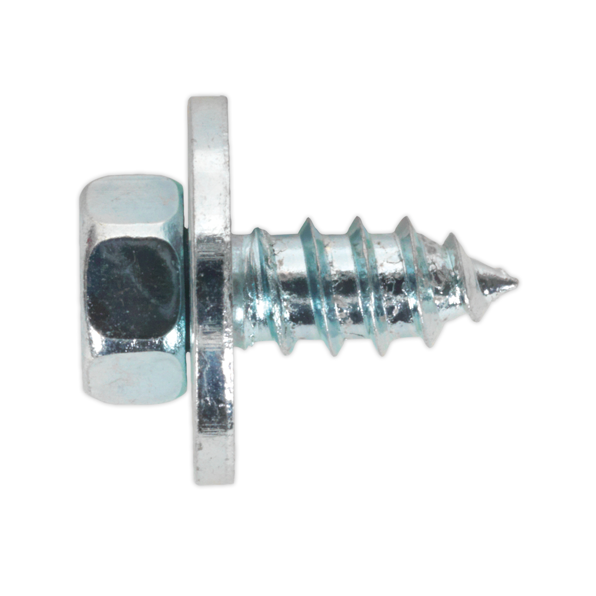 Sealey ASW121 Zinc Plated Acme Screw with Captive Washer M12 x 1/2" - Pack of 50