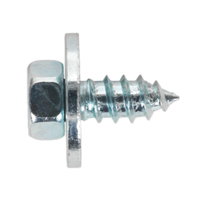 Sealey ASW121 Zinc Plated Acme Screw with Captive Washer M12 x 1/2" - Pack of 50