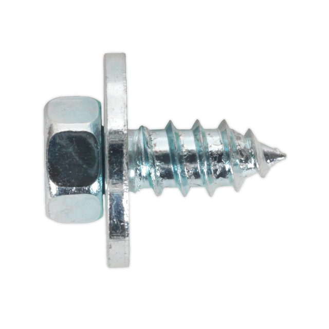 Sealey ASW121 Zinc Plated Acme Screw with Captive Washer M12 x 1/2" - Pack of 50