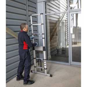Sealey ATL11 Aluminium Professional Telescopic Ladder 11-Tread - EN 131 - additional view 8