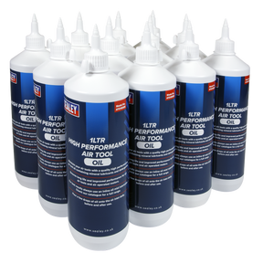 Sealey ATO/1000 Air Tool Oil 1L - Pack of 12