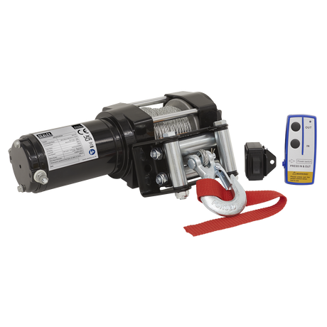 Sealey ATV1000W ATV Winch 1000kg Line Pull 12V