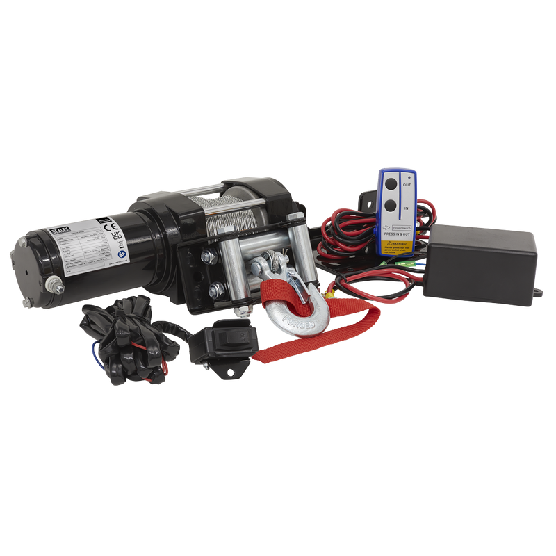Sealey ATV1000W ATV Winch 1000kg Line Pull 12V - additional view 2