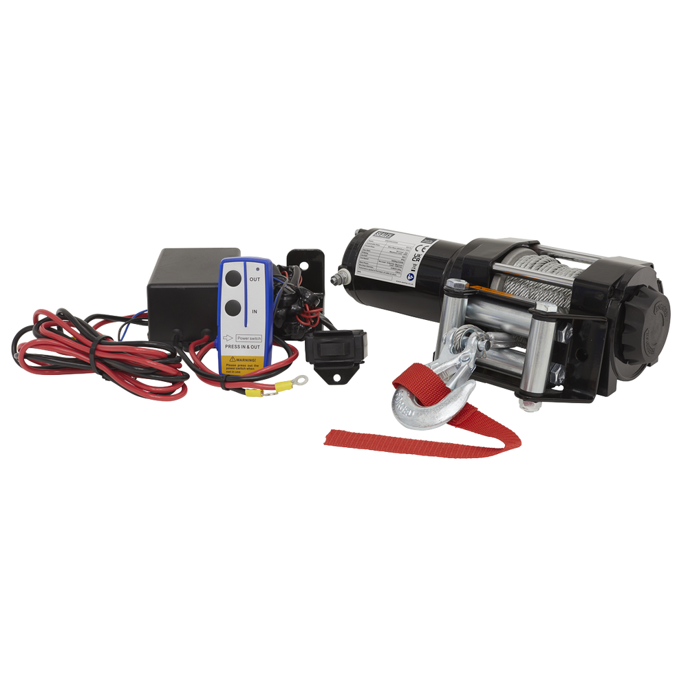 Sealey ATV1000W ATV Winch 1000kg Line Pull 12V - additional view 3
