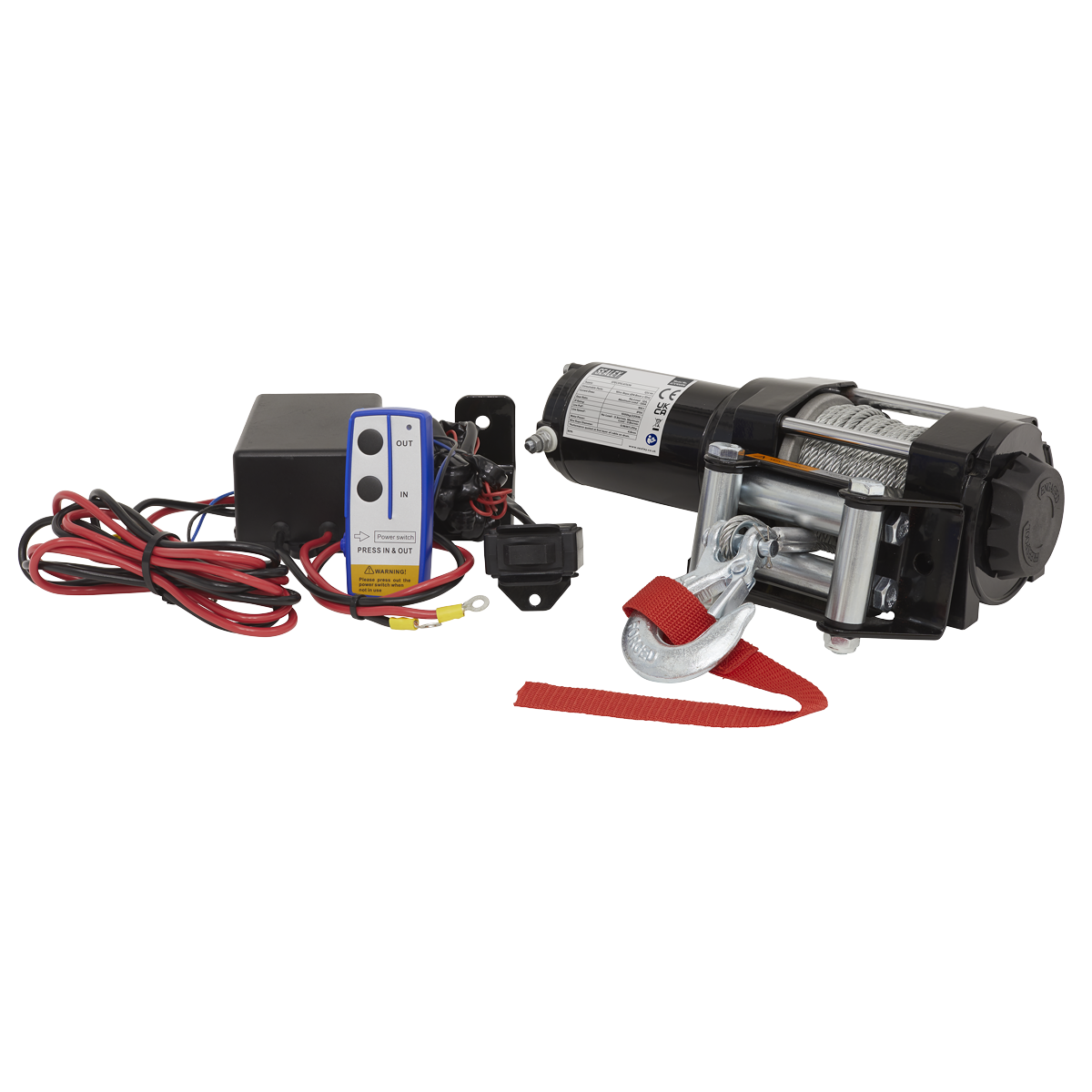 Sealey ATV1000W ATV Winch 1000kg Line Pull 12V - additional view 3