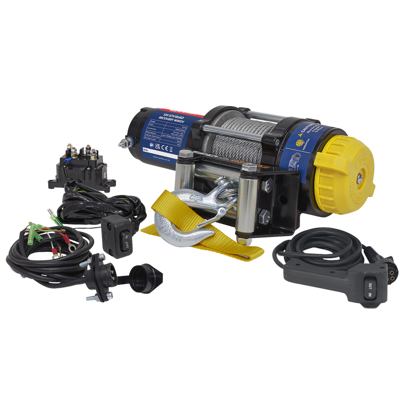 Sealey ATV1135 ATV/Quad Recovery Winch 1135kg (2500lb) Line Pull 12V - additional view 4