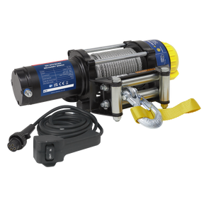 Sealey ATV2040 ATV/Quad Recovery Winch 2040kg (4500lb) Line Pull 12V