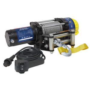 Sealey ATV2040 ATV/Quad Recovery Winch 2040kg (4500lb) Line Pull 12V