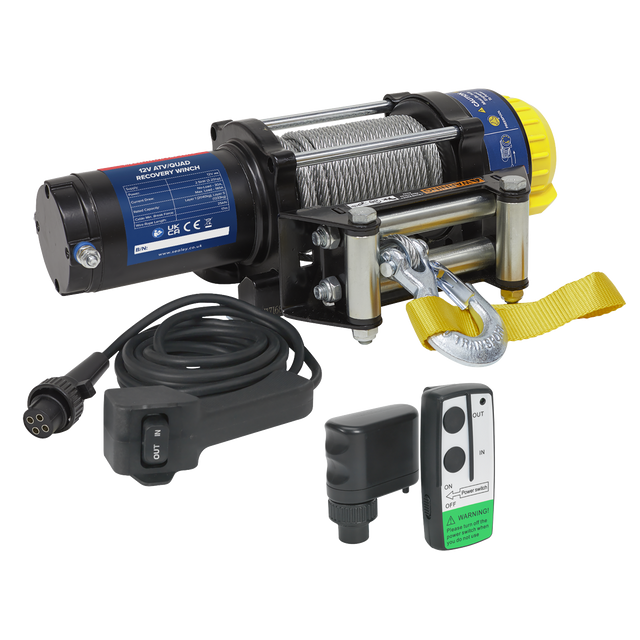 Sealey ATV2040KIT Wireless Winch ATV2040 Combo Kit